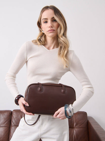 NEW IN  Brenna Shoulder Bag in Brown