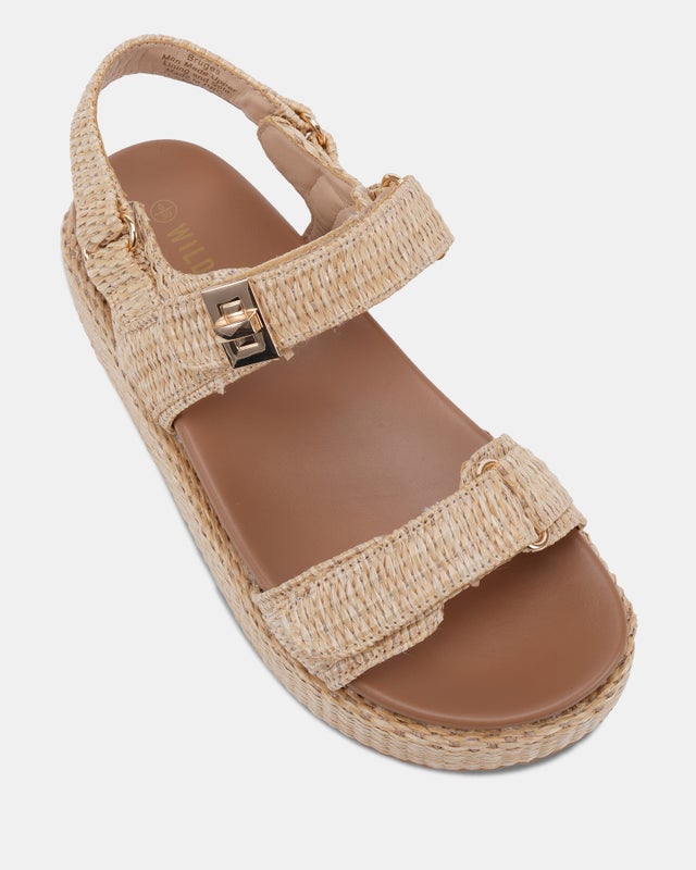 Wildfire Shoes - Bruges - Natural Raffia