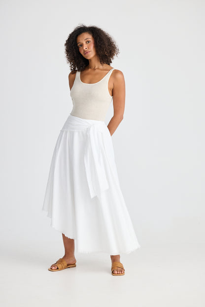 The Shanty Corporation -The Edit Skirt - White