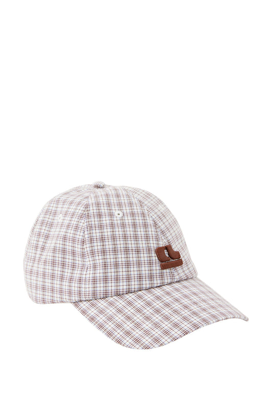 Ceres Life - Pip Everyday Cap - Wine Choc Blue Check