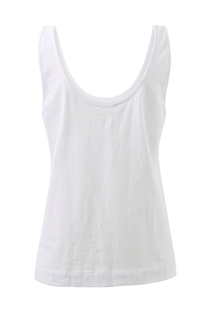 Ceres Life - Bloom Slouchy Scoop Tank - White