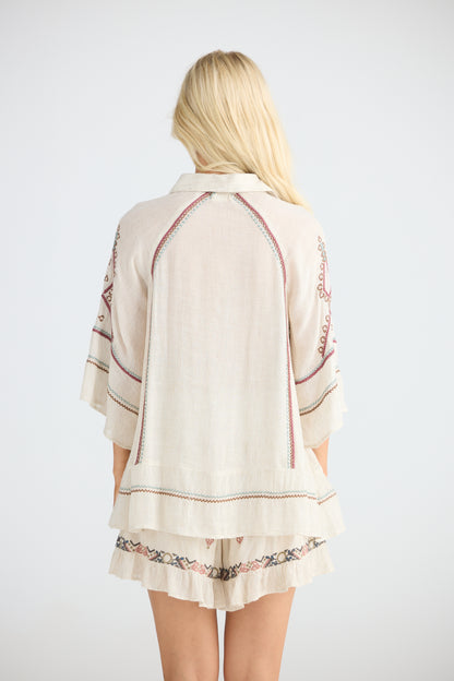 Talisman - Ithika Shirt - Light Natural