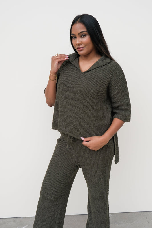 Amira Collective - Rina Khaki Jumper
