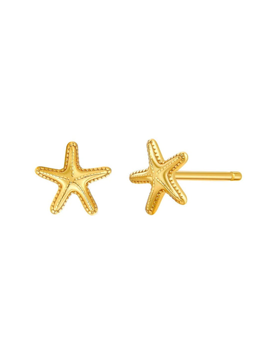 Malakai the label - Seastar Studs in 18k Gold Vermeil
