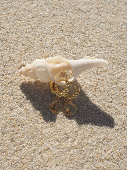 Malakai the label - Lahana Hoops in 18k Gold Vermeil