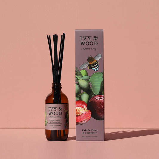 Ivy and wood - Australiana: Kakadu Plum & Cucumber Reed Diffuser