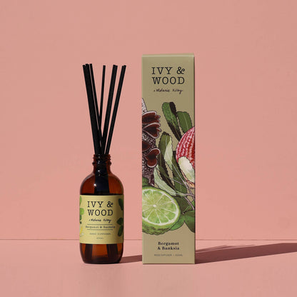 Ivy and wood - Australiana: Bergamot & Banksia Reed Diffuser