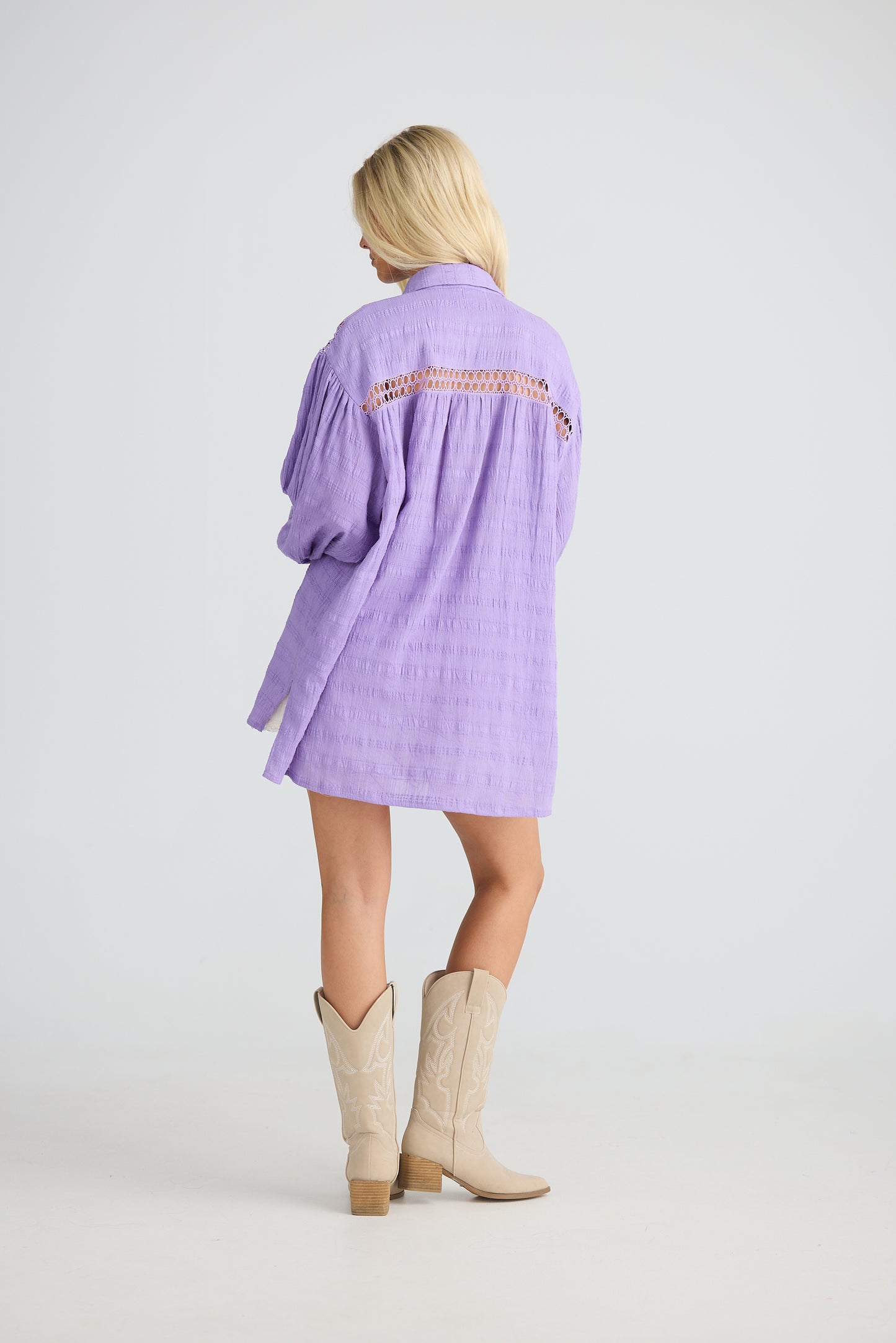 Talisman - Leilani Shirt - Lilac Breeze
