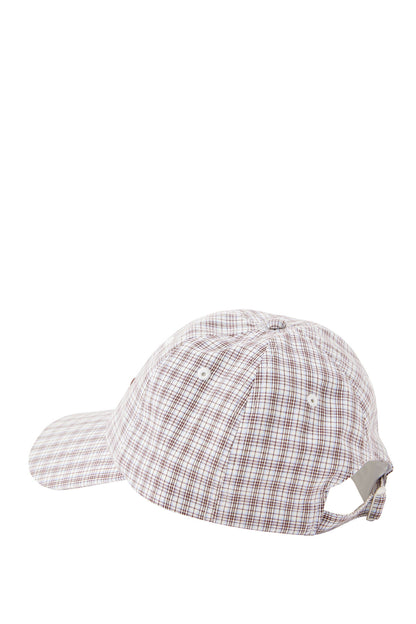 Ceres Life - Pip Everyday Cap - Wine Choc Blue Check