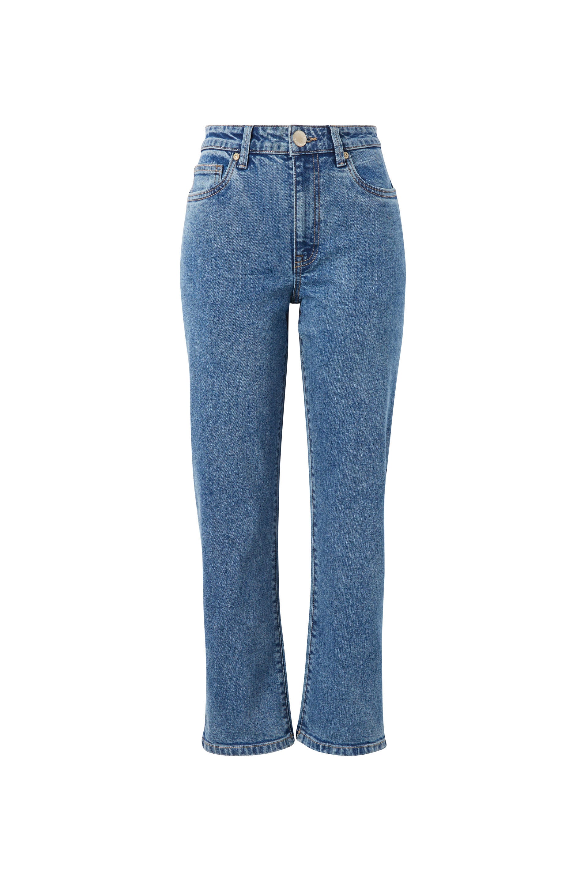 Ceres Life - Blake Straight Leg Jean -Fresh Indigo