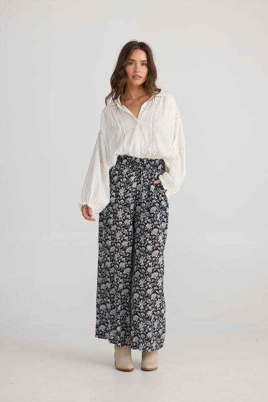SALE item  - Freedom Pant Wide Leg - Black Moon River