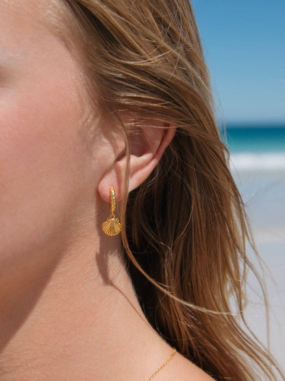 Malakai the label - Lahana Hoops in 18k Gold Vermeil
