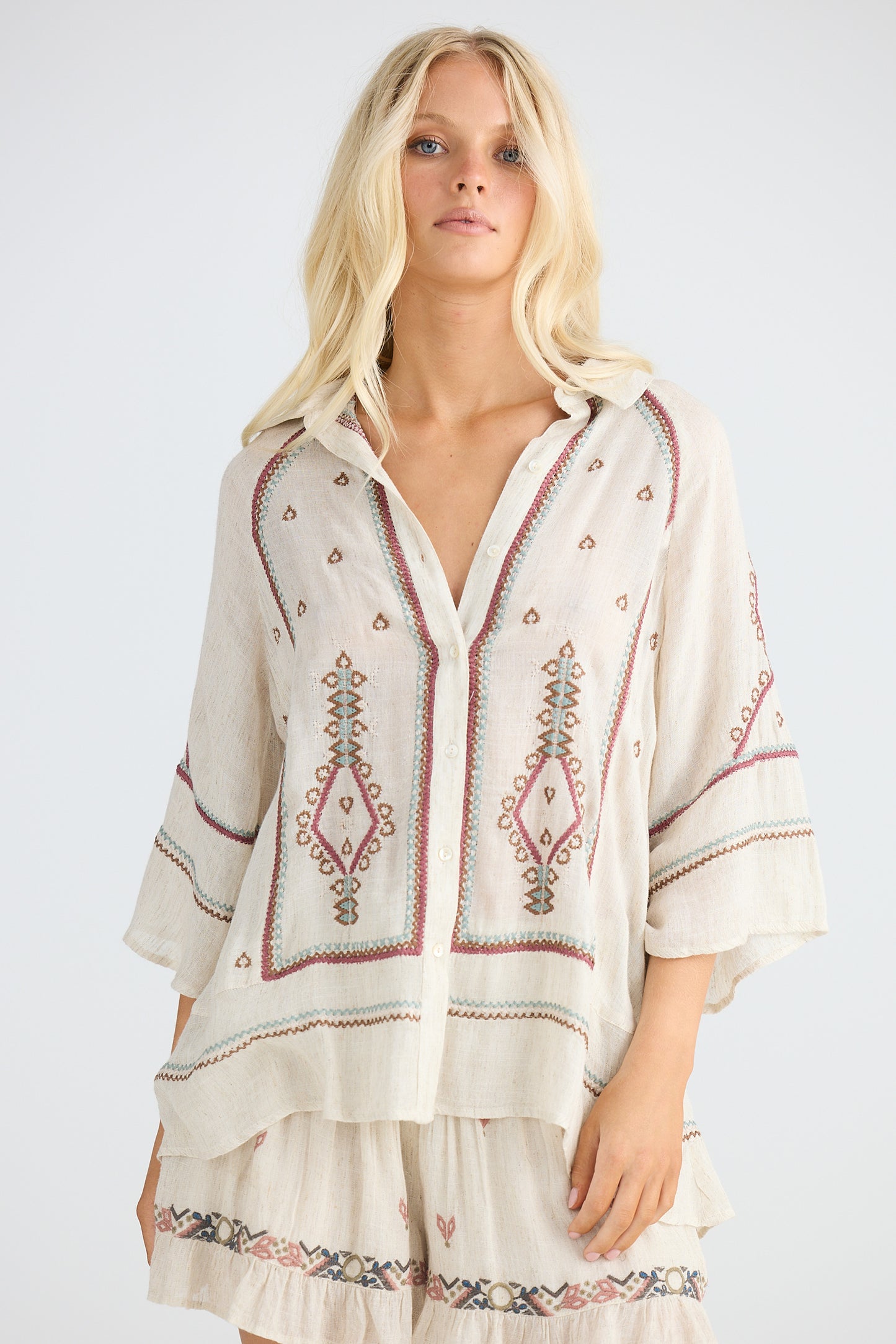 Talisman - Ithika Shirt - Light Natural