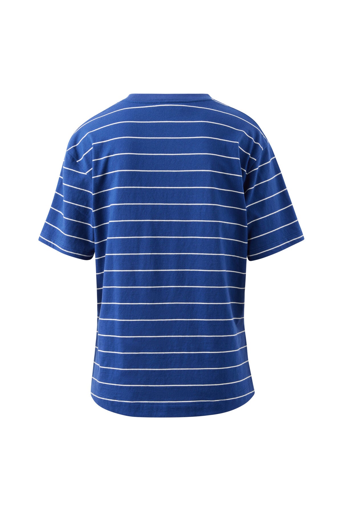 Ceres Life - Stevie Slouchy Tee - Prussian Blue/Milk Stripe