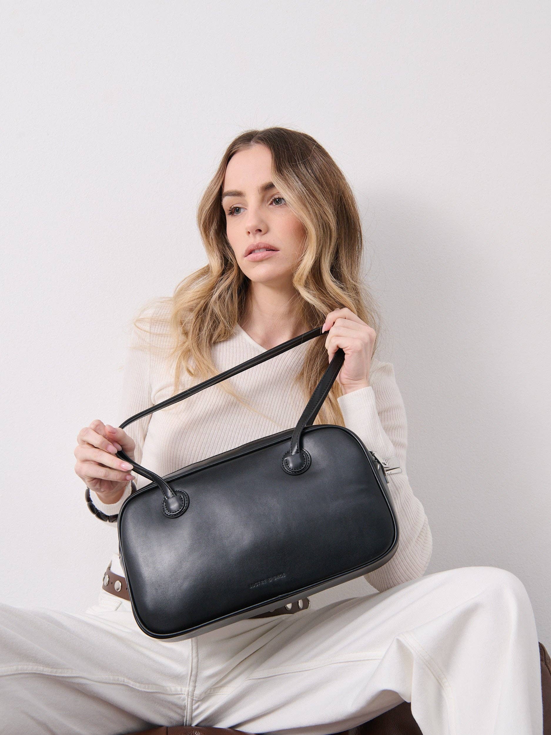 Brenna Shoulder Bag in Black