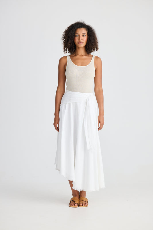 The Shanty Corporation -The Edit Skirt - White