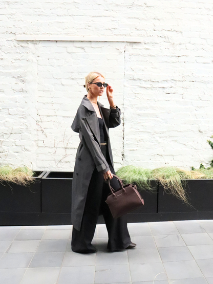 NEW IN Clemence Medium Tote Bag in Brown