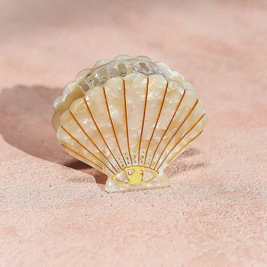 Kingston Jewellery -Creamy Shell Clip