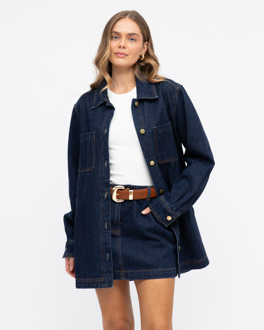 60% OFF - Gigi denim jacket - Indigo