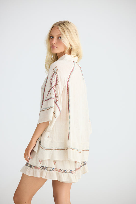 Talisman - Ithika Shirt - Light Natural