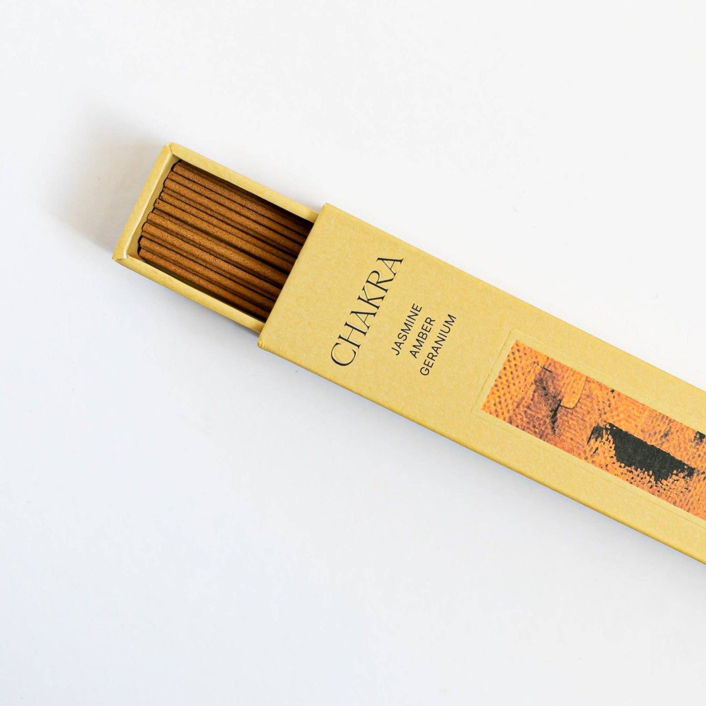 Three more days - Aura Chakra Incense - Jasmine, Amber, Geranium