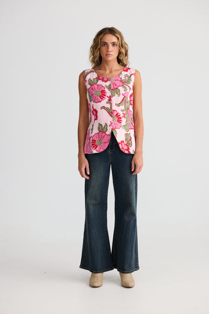 Talisman - Chester Waistcoat - Pink Ibiza