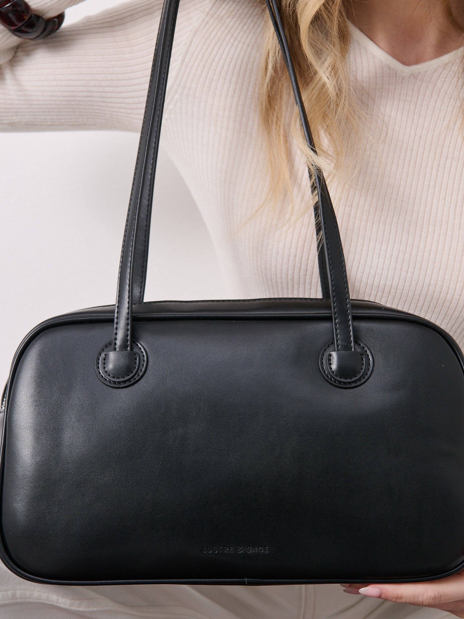 Brenna Shoulder Bag in Black