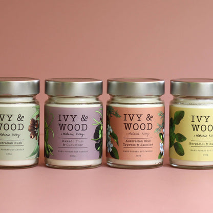Ivy and wood - Australiana: Bergamot & Banksia Soy Candle