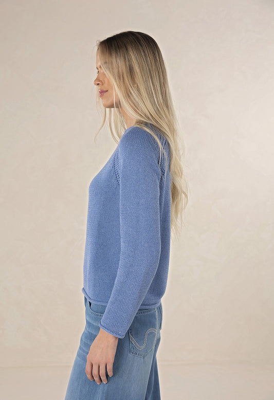 NEW IN - Humidity Lifestyle - Haven Jumper - Demin Blue