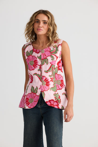 Talisman - Chester Waistcoat - Pink Ibiza