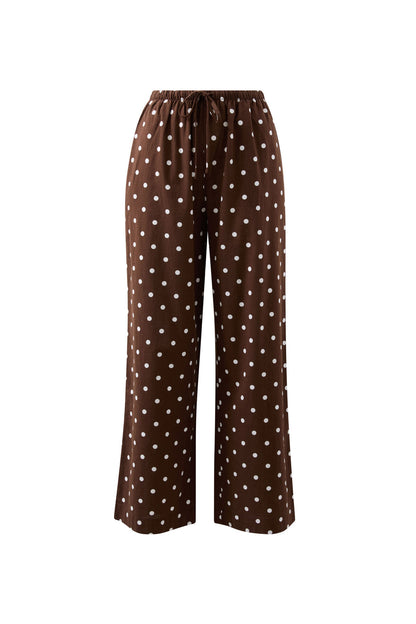 NEW IN Ceres Life - Resort Pant - Polka Dot Chocolate - (Pre-Order)