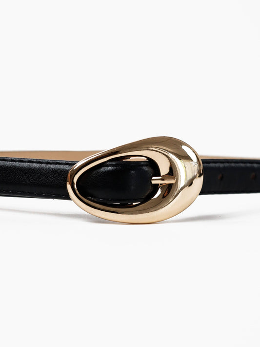 NEW IN  Celina Organic Buckle Black Belt
