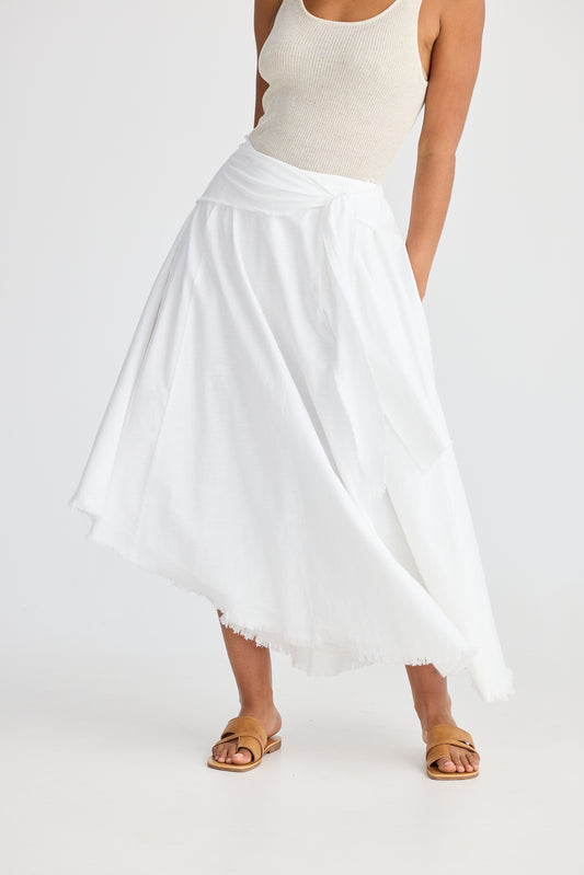 The Shanty Corporation -The Edit Skirt - White