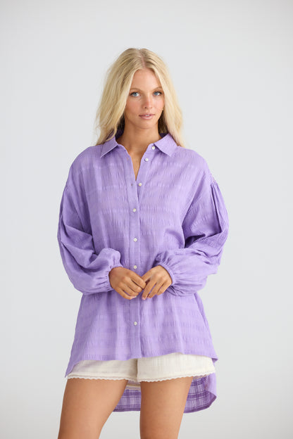 Talisman - Leilani Shirt - Lilac Breeze