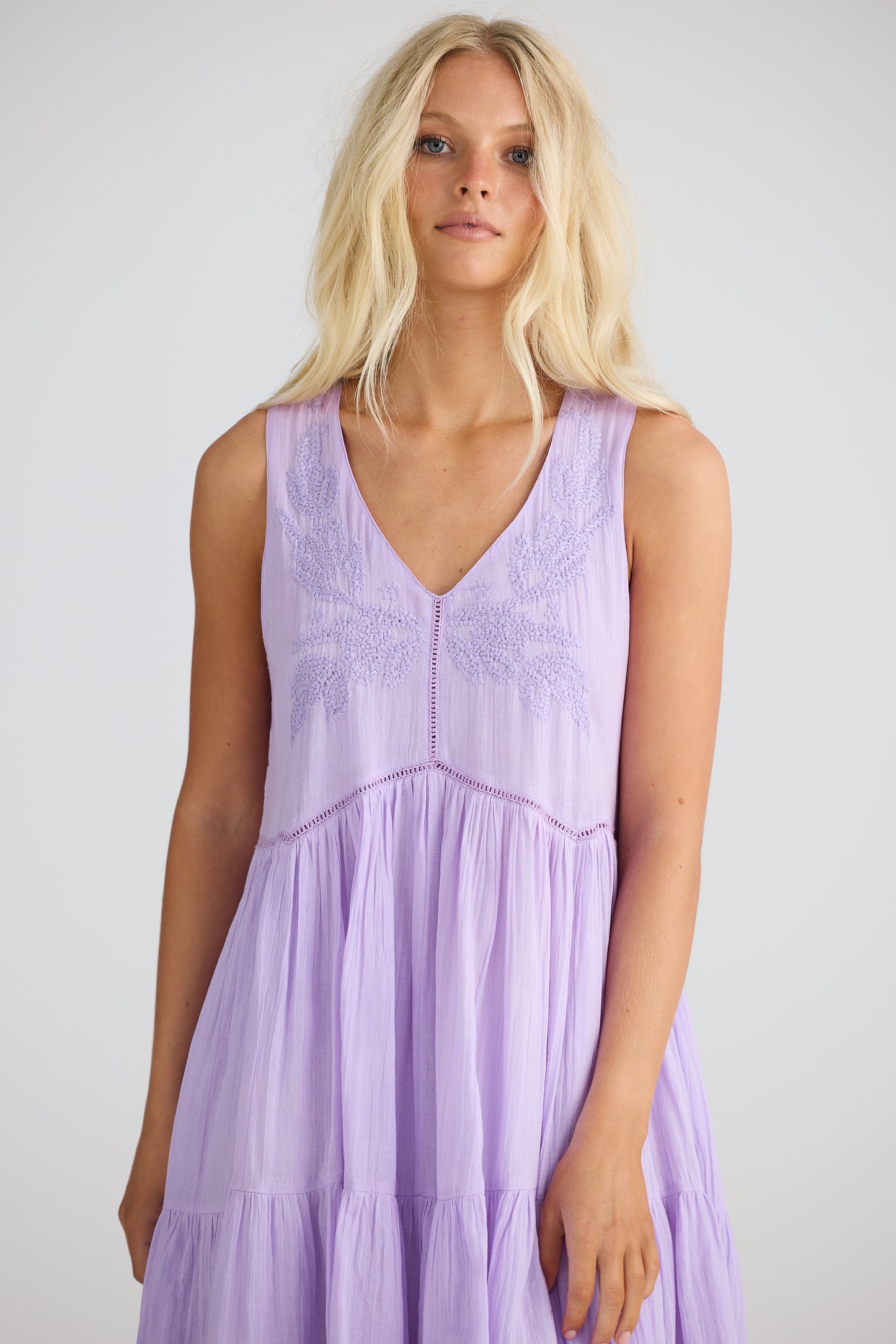 Talisman - Athena Dress - Lilac Breeze