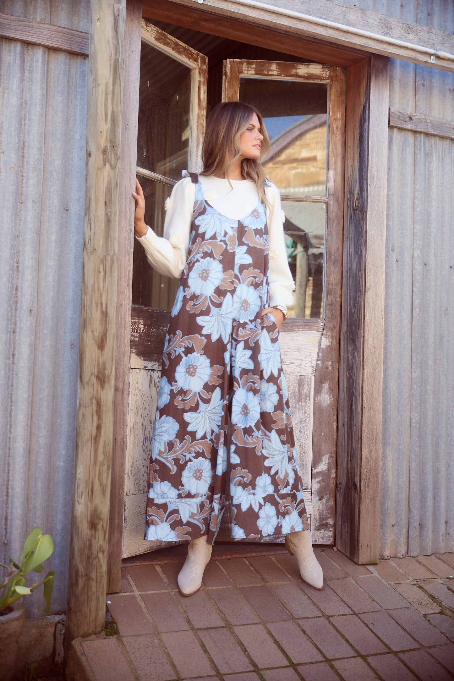 NEW - Talisman - Temple Jumpsuit - Chocolate Ibiza