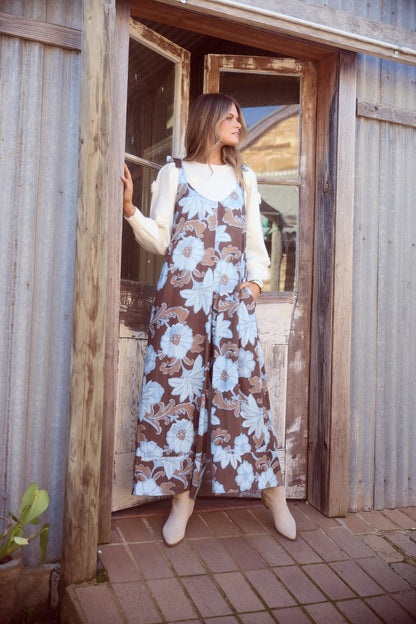 NEW - Talisman - Temple Jumpsuit - Chocolate Ibiza